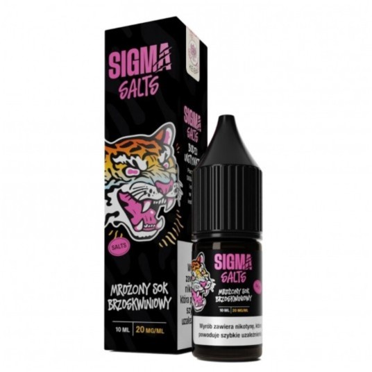 Liquid SIGMA Salts 10ml 20mg Mrożony Sok Brzoskwin -zdjęcie numer 1