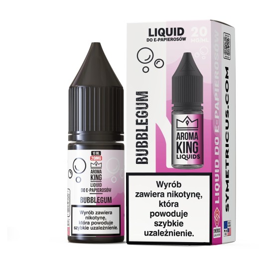 Liquid Sól Aroma King 10ml 20mg Bubblegum -zdjęcie numer 1
