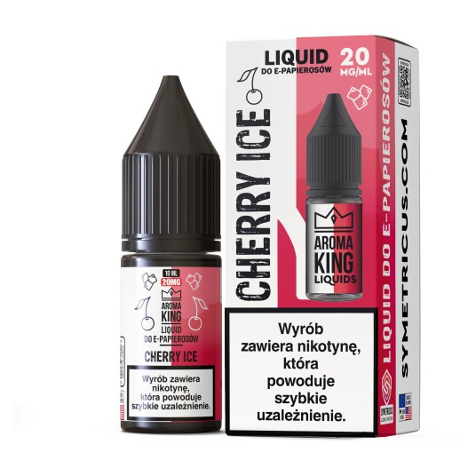 Liquid Sól Aroma King 10ml 20mg Cherry Ice -zdjęcie numer 1
