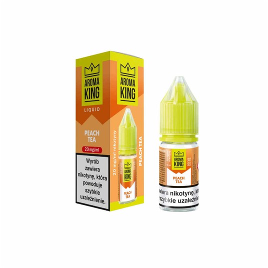 Liquid Sól Aroma King 10ml 20mg Peach Tea -zdjęcie numer 1