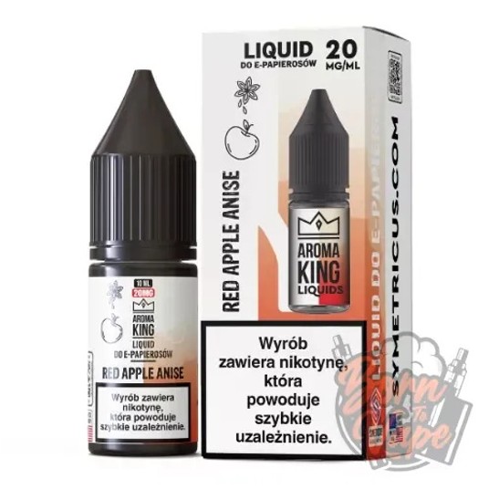 Liquid Sól Aroma King 10ml 20mg Red Apple Anise -zdjęcie numer 1