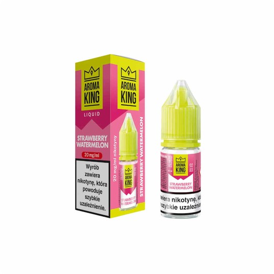 Liquid Sól Aroma King 10ml 20mg Straw Watermelon -zdjęcie numer 1