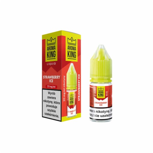 Liquid Sól Aroma King 10ml 20mg Strawberry Ice -zdjęcie numer 1