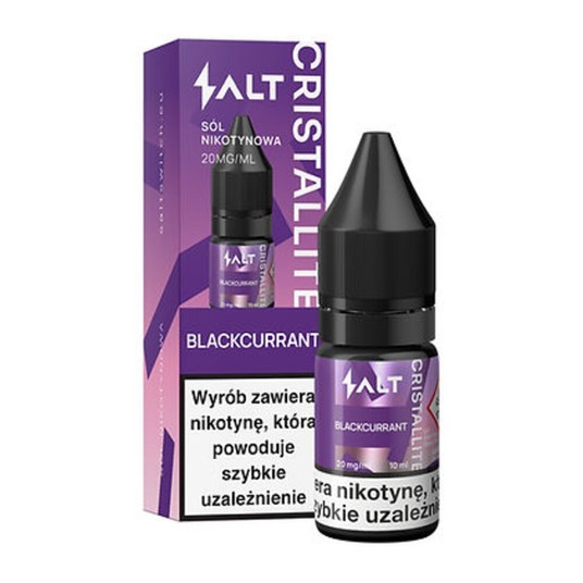 Liquid Sól CRISTALLITE 10ml Blackcurrant 20mg -zdjęcie numer 1