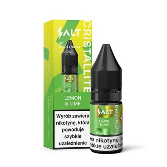 Liquid Sól CRISTALLITE 10ml Lemon Lime 20mg -zdjęcie numer 1