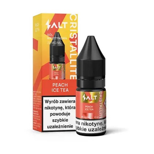 Liquid Sól CRISTALLITE 10ml Peach Ice Tea 20mg -zdjęcie numer 1