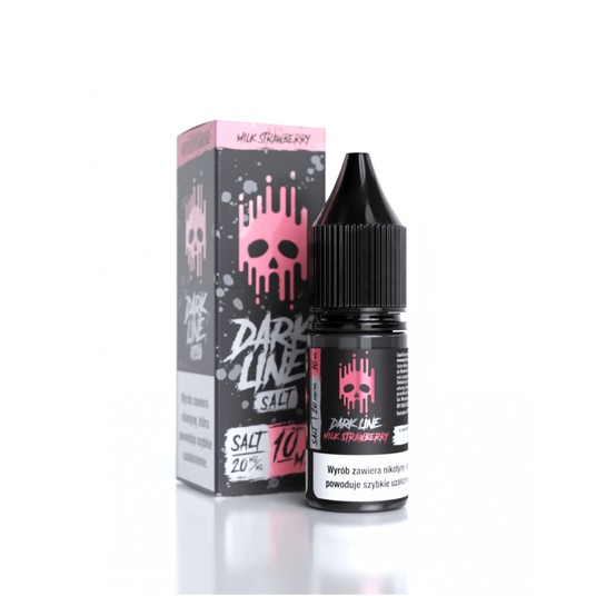 Liquid Sól DARK LINE 10ml Milk Strawberry 20mg -zdjęcie numer 1