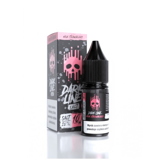 Liquid Sól DARK LINE 10ml Milk Strawberry 20mg -zdjęcie numer 1