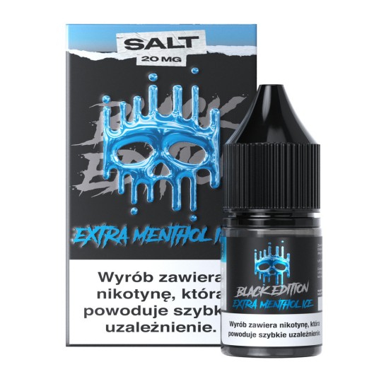 Liquid Sól DL Black 10ml Extra Menthol Ice 20mg -zdjęcie numer 1
