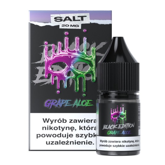 Liquid Sól DL Black 10ml Grape Aloe 20mg -zdjęcie numer 1