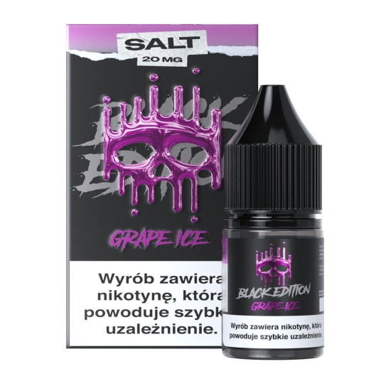 Liquid Sól DL Black 10ml Grape Ice 20mg -zdjęcie numer 1