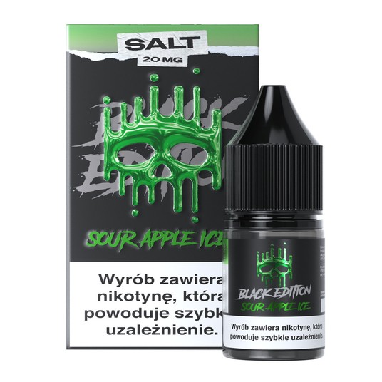 Liquid Sól DL Black 10ml Sour Apple Ice 20mg -zdjęcie numer 1