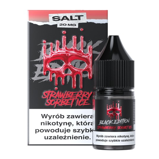 Liquid Sól DL Black 10ml Straw Sorbet Ice 20mg -zdjęcie numer 1