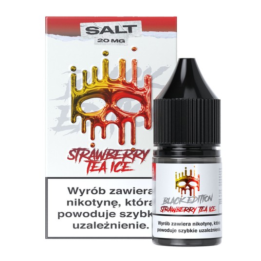 Liquid Sól DL Black 10ml Strawberry Tea Ice 20mg -zdjęcie numer 1
