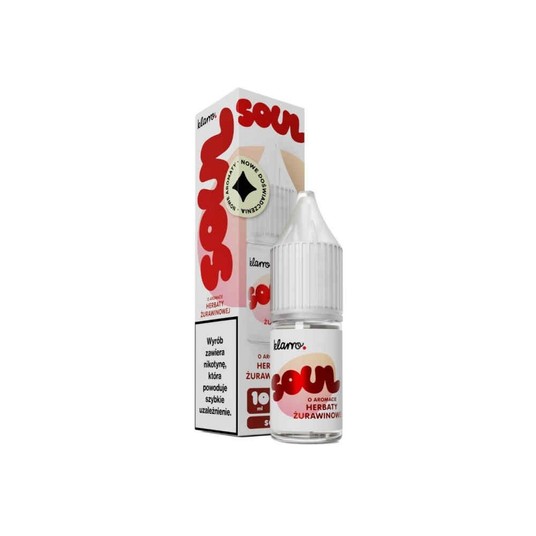 Liquid Sól Klarro SOUL Herbata Żurawinow 20mg 10ml -zdjęcie numer 1