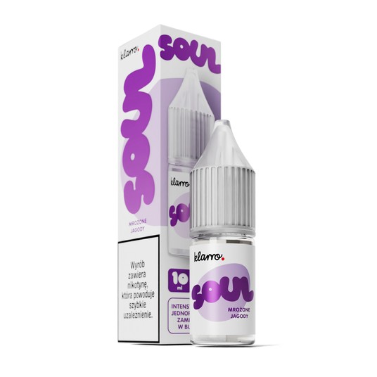 Liquid Sól Klarro SOUL Mrozone Jagody 20mg 10ml -zdjęcie numer 1