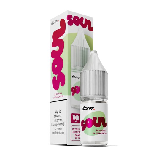Liquid Sól Klarro SOUL Zurawina Winogrono 20mg 10m -zdjęcie numer 1