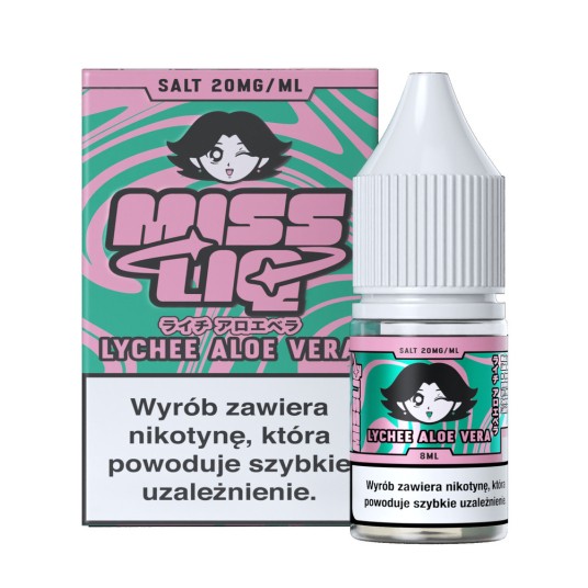 Liquid Sól Miss Liq 8ml Lychee Aloe Vera 20mg -zdjęcie numer 1