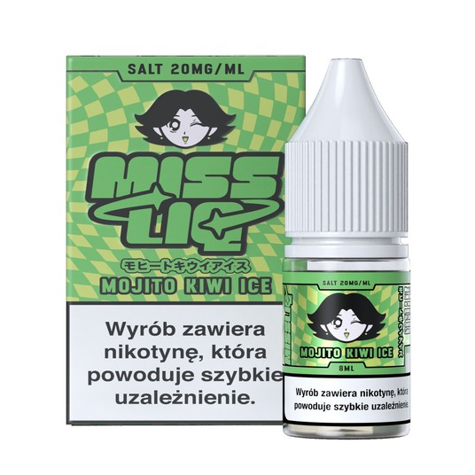 Liquid Sól Miss Liq 8ml Mojito Kiwi Ice 20mg -zdjęcie numer 1