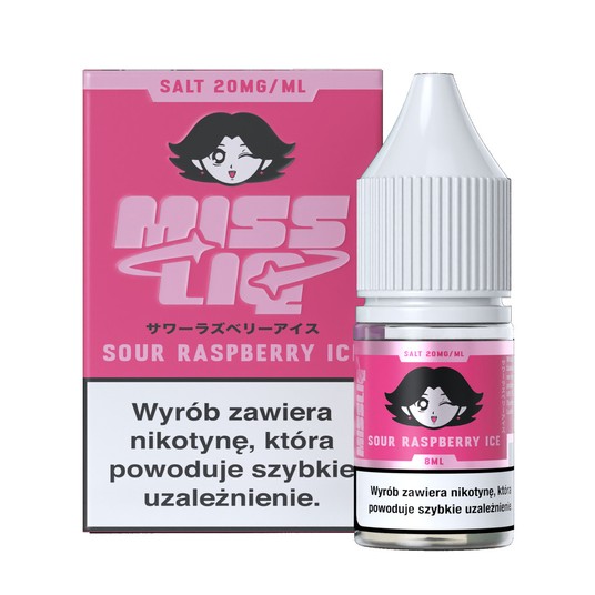 Liquid Sól Miss Liq 8ml Sour Raspberry Ice 20mg -zdjęcie numer 1