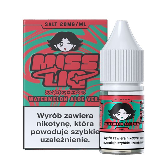 Liquid Sól Miss Liq 8ml Watermelon Aloe Vera 20mg -zdjęcie numer 1