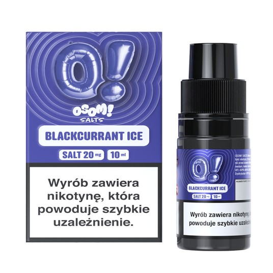 Liquid Sól OSOM! 10ml Blackcurrant Ice 20mg -zdjęcie numer 1