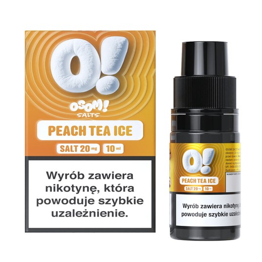 Liquid Sól OSOM! 10ml Peach Tea Ice 20mg -zdjęcie numer 1