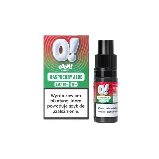 Liquid Sól OSOM! 10ml Raspberry Aloe 20mg -zdjęcie numer 1