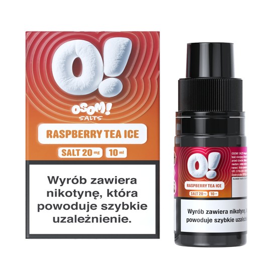 Liquid Sól OSOM! 10ml Raspberry Tea Ice 20mg -zdjęcie numer 1