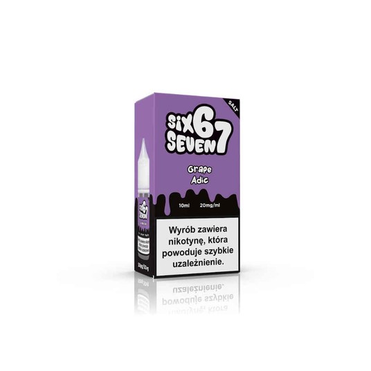 Liquid Sól Six Seven 67 10ml Grape Adic 20mg -zdjęcie numer 1