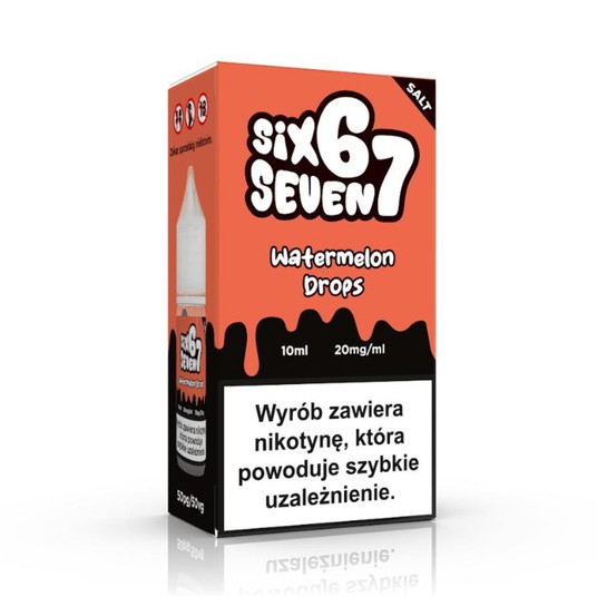 Liquid Sól Six Seven 67 10ml Watermelon Drops 20mg -zdjęcie numer 1