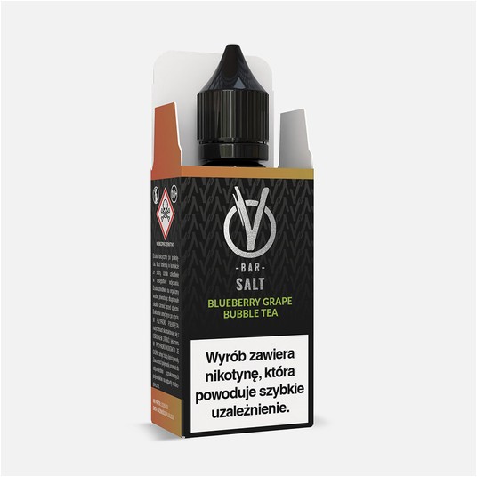 Liquid Sól Vbar 10ml 20mg Blueberr Grape Bubbl Tea -zdjęcie numer 1