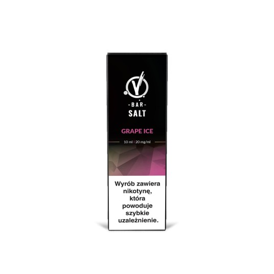 Liquid Sól Vbar 10ml 20mg Grape Ice 2026 -zdjęcie numer 1