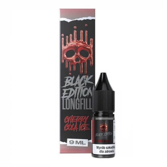 Longfill DARK LINE Black 9ml Cherry Cola Ice -zdjęcie numer 1