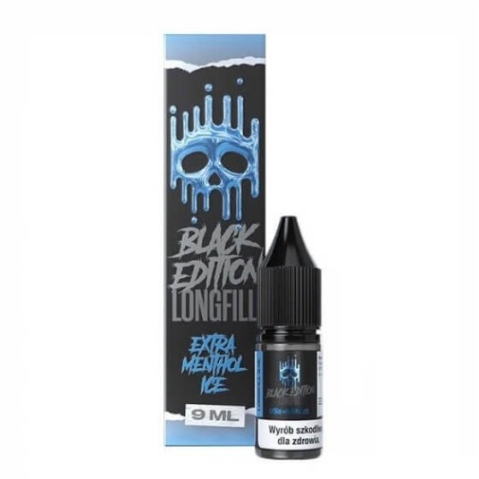 Longfill DARK LINE Black 9ml Extra Menthol Ice -zdjęcie numer 1