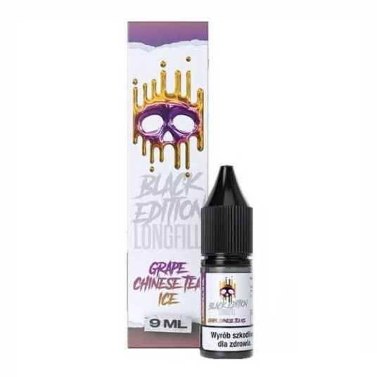 Longfill DARK LINE Black 9ml Grape Chinese Tea Ice -zdjęcie numer 1