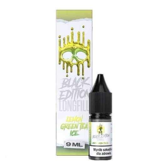 Longfill DARK LINE Black 9ml Lemon Green Tea Ice -zdjęcie numer 1
