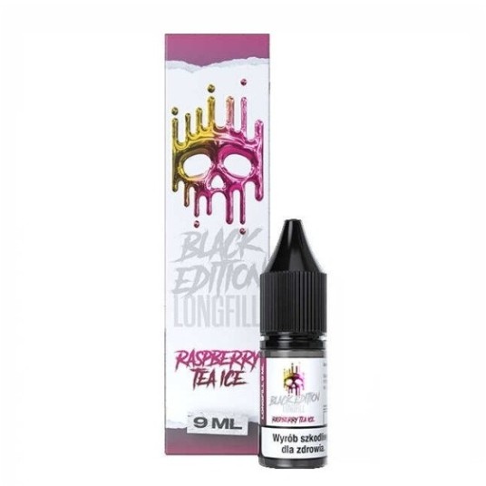 Longfill DARK LINE Black 9ml Raspberry Tea Ice -zdjęcie numer 1