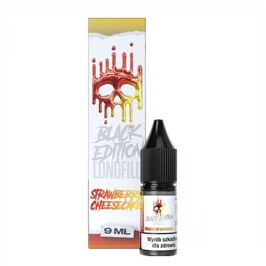 Longfill DARK LINE Black 9ml Strawberry Cheesecake -zdjęcie numer 1