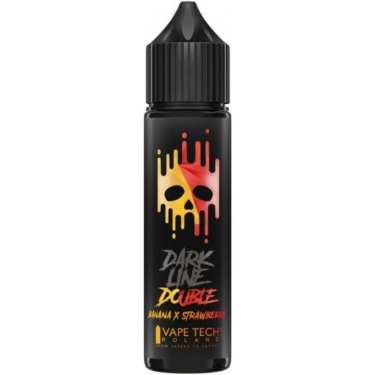 Longfill DARK LINE Double 8ml Banana Strawberry -zdjęcie numer 1