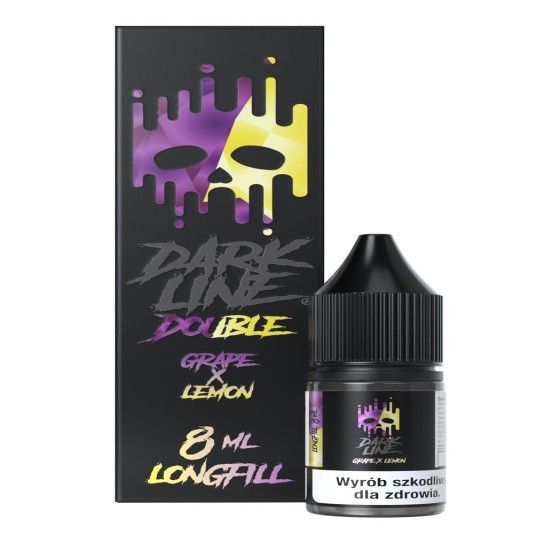 Longfill DARK LINE Double 8ml Grape Lemon -zdjęcie numer 1