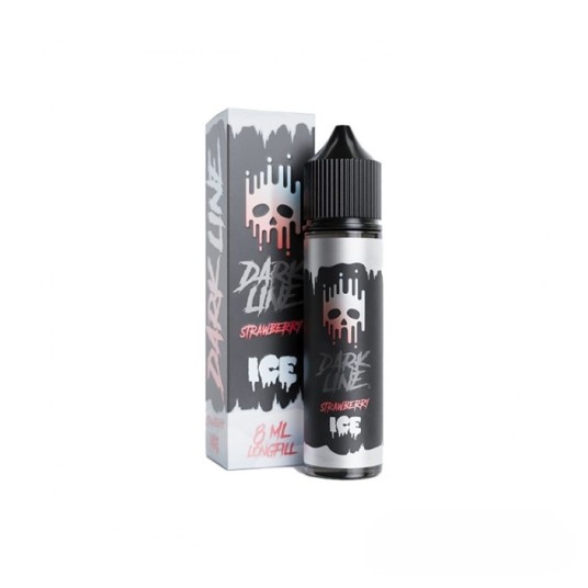 Longfill DARK LINE ICE 8ml Strawberry -zdjęcie numer 1