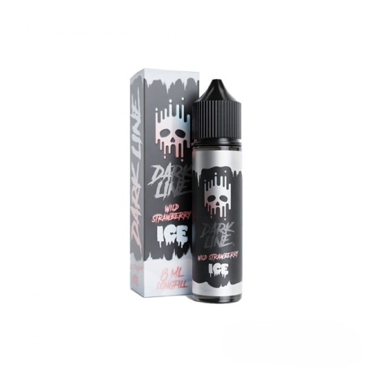 Longfill DARK LINE ICE 8ml Wild Strawberry -zdjęcie numer 1