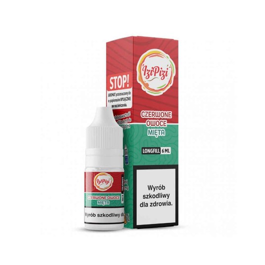 Longfill IZI PIZI 6/60ml Czerwone Owoce Mięta -zdjęcie numer 1
