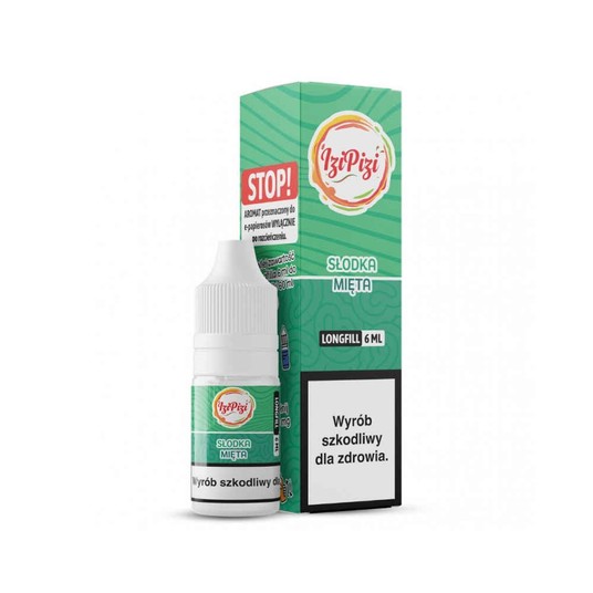 Longfill IZI PIZI 6/60ml Słodka Mięta -zdjęcie numer 1