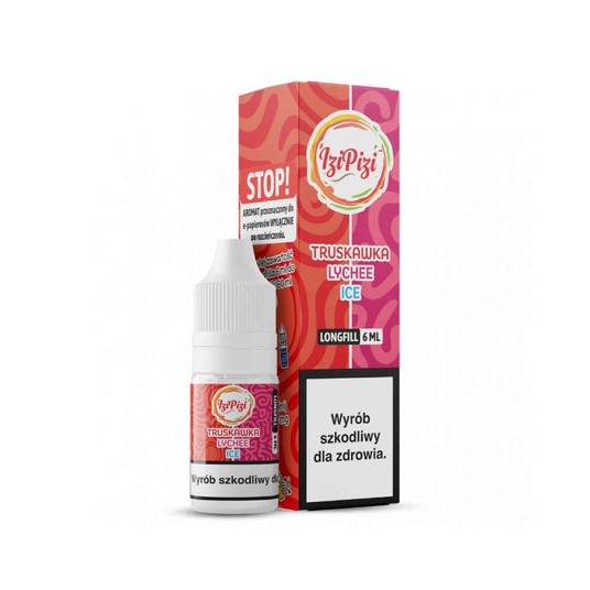Longfill IZI PIZI 6/60ml Truskawka Lychee Ice -zdjęcie numer 1