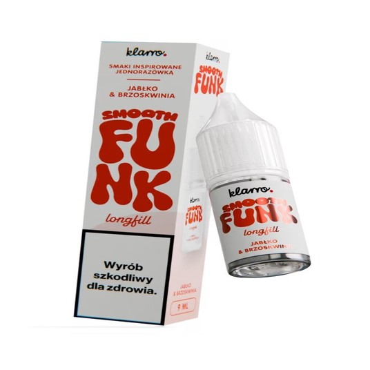 Longfill Klarro Smooth Funk 9/10ml Jabłko Brzoskwi -zdjęcie numer 1