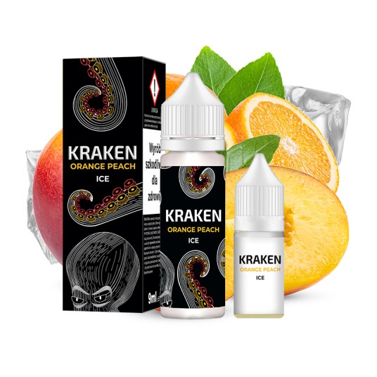 Longfill Kraken 9/10ml Orange Peach -zdjęcie numer 1