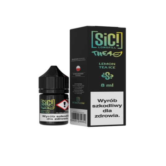 Longfill SIC! 8/10ml - Lemon Tea Ice -zdjęcie numer 1