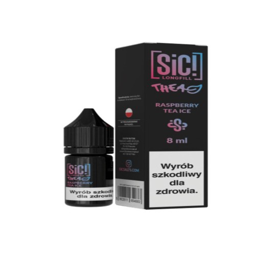 Longfill SIC! 8/10ml - Raspberry Tea Ice -zdjęcie numer 1